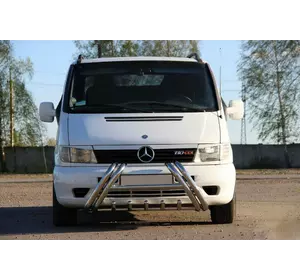 Кенгурятник WT01 (нерж.) для Mercedes Vito W638 1996-2003 років Кенгурятник WT01 (нерж.) для Mercedes Vito W638 1996-2003 років