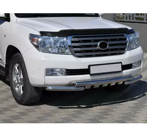 Передня дуга ST015 (нерж.) для Toyota Land Cruiser 200 Передня дуга ST015 (нерж.) для Toyota Land Cruiser 200