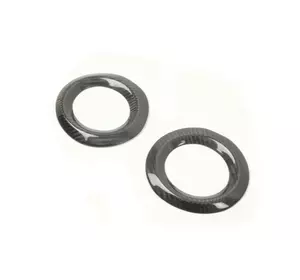 Накладки на противотуманки (2 шт., карбон) для Mercedes Vito / V-class W447 2014-2024 рр Накладки на противотуманки (2 шт., карбон) для Mercedes Vito / V-class W447 2014-2024 рр