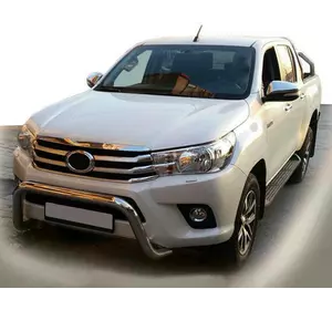 Передній захист WT009 (нерж) для Toyota Hilux 2015-2024 рр