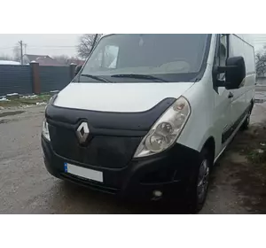 Зимова решітка (2014-2024, верхня) Глянцева для Renault Master рр Зимова решітка (2014-2024, верхня) Глянцева для Renault Master рр