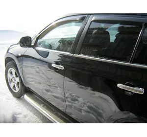 Зовнішня окантовка вікон (4 шт, нерж) Carmos - Турецька сталь для Toyota Rav 4 2006-2013 років