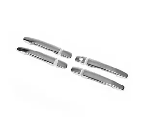 Накладки на ручки (4 шт, нерж) Carmos - Турецька сталь для Mercedes E-сlass W210 1995-2002 рр Накладки на ручки (4 шт, нерж) Carmos - Турецька сталь для Mercedes E-сlass W210 1995-2002 рр