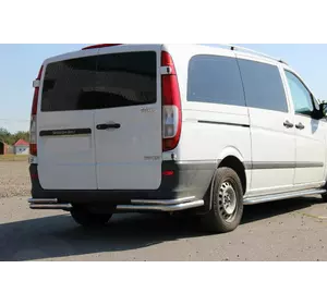 Задні куточки AK003-Double (2 шт., нерж) для Mercedes Viano 2004-2015 рр Задні куточки AK003-Double (2 шт., нерж) для Mercedes Viano 2004-2015 рр