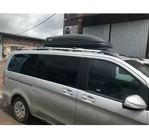 Рейлінги Хром Оригінальний дизайн Середня база (LONG) для Mercedes Vito / V-class W447 2014-2024 рр Рейлінги Хром Оригінальний дизайн Середня база (LONG) для Mercedes Vito / V-class W447 2014-2024 рр