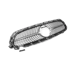 Передня решітка Diamond Silver (AMG Line, 2020-2024) Без місця під камеру для Mercedes E-сlass W213 2016 -2024 рр Передня решітка Diamond Silver (AMG Line, 2020-2024) Без місця під камеру для Mercedes E-сlass W213 2016 -2024 рр