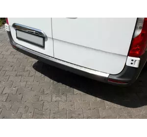 Накладки на задній бампер OmsaLine (нерж) для Mercedes Sprinter W907/W910 2018-2024 рр Накладки на задній бампер OmsaLine (нерж) для Mercedes Sprinter W907/W910 2018-2024 рр