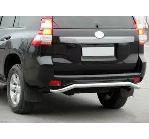 Задня дуга AK008 (нерж) для Toyota Land Cruiser Prado 150 Задня дуга AK008 (нерж) для Toyota Land Cruiser Prado 150