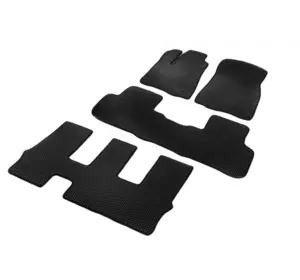 Килимки EVA (3 ряди, чорні) для Toyota Highlander 2014-2019 рр