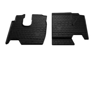 Гумові килимки (2 шт, Stingray Premium) для Mercedes Atego Гумові килимки (2 шт, Stingray Premium) для Mercedes Atego