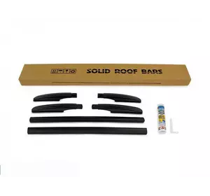 Рейлінги OmsaLine Solid (2 шт, чорні) для Toyota Auris 2007-2012 рр Рейлінги OmsaLine Solid (2 шт, чорні) для Toyota Auris 2007-2012 рр
