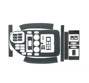 Накладки на панель Meric (1996-1999) Карбон для Mercedes Vito W638 років Накладки на панель Meric (1996-1999) Карбон для Mercedes Vito W638 років