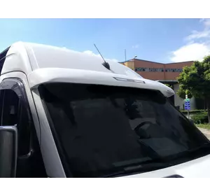 Дефлектор лобового скла V3 (під фарбування, на клей) для Mercedes Sprinter W906 2006-2018 рр Дефлектор лобового скла V3 (під фарбування, на клей) для Mercedes Sprinter W906 2006-2018 рр