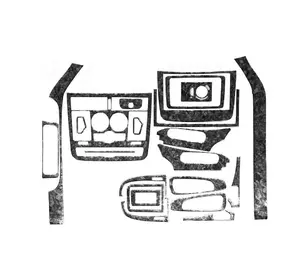 Накладки на панель Meric (передня частина) 2006-2015, Карбон для Mercedes Viano рр Накладки на панель Meric (передня частина) 2006-2015, Карбон для Mercedes Viano рр