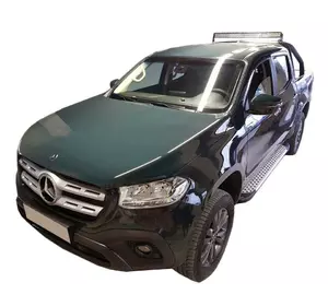 Бокові пороги Allmond Grey (2 шт., алюміній) для Mercedes X class Бокові пороги Allmond Grey (2 шт., алюміній) для Mercedes X class