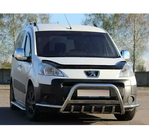 Кенгурятник WT003-Plus (нерж.) 60 мм для Citroen Berlingo 2008-2018 рр Кенгурятник WT003-Plus (нерж.) 60 мм для Citroen Berlingo 2008-2018 рр