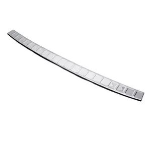 Накладка на задній бампер Carmos (нерж) для Fiat Panda 2011-2024 Накладка на задній бампер Carmos (нерж) для Fiat Panda 2011-2024