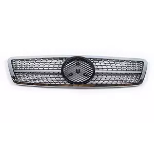 Передня решітка Diamond Silver для Mercedes C-class W203 2000-2007рр Передня решітка Diamond Silver для Mercedes C-class W203 2000-2007рр