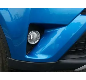 Накладки на протитуманки Libao 2016-2018 (2 шт, пласт) для Toyota Rav 4 рр Накладки на протитуманки Libao 2016-2018 (2 шт, пласт) для Toyota Rav 4 рр