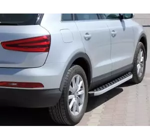 Бокові пороги BlackLine (2 шт, алюміній) для Ауди Q7 2005-2015 рр Бокові пороги BlackLine (2 шт, алюміній) для Ауди Q7 2005-2015 рр