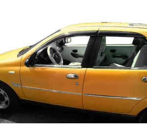 Молдинг дверний (нерж.) для Fiat Albea 2002-2024 рр Молдинг дверний (нерж.) для Fiat Albea 2002-2024 рр