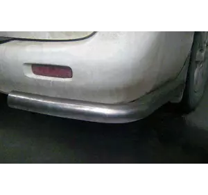 Задні кути AK003 (2 шт., нерж.) для Hyundai H200, H1, Starex 1998-2007 рр Задні кути AK003 (2 шт., нерж.) для Hyundai H200, H1, Starex 1998-2007 рр