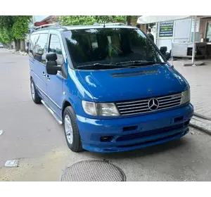 Нижня накладка на бампер Brabos Style (під фарбування) для Mercedes Vito W638 1996-2003 років Нижня накладка на бампер Brabos Style (під фарбування) для Mercedes Vito W638 1996-2003 років