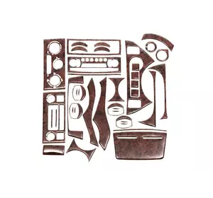 Накладки на панель Дерево для Citroen Berlingo 2008-2018 рр Накладки на панель Дерево для Citroen Berlingo 2008-2018 рр