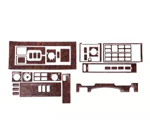 Накладки на панель (Meric) Карбон для Mercedes T2 (507-814) Накладки на панель (Meric) Карбон для Mercedes T2 (507-814)