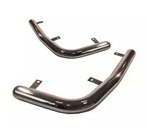 Задні куточки AK003 (2 шт., нерж) для Toyota Highlander 2008-2013 рр Задні куточки AK003 (2 шт., нерж) для Toyota Highlander 2008-2013 рр