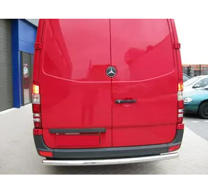 Задній захист AK002 (нерж.) для Mercedes Sprinter W906 2006-2018 рр Задній захист AK002 (нерж.) для Mercedes Sprinter W906 2006-2018 рр