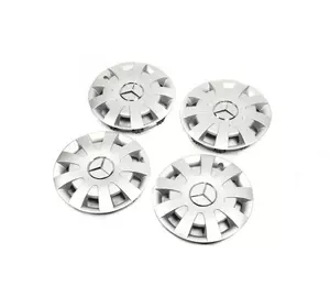 Ковпаки сірі ABS (1-катковий, 4 шт) для Mercedes Sprinter W906 2006-2018 рр Ковпаки сірі ABS (1-катковий, 4 шт) для Mercedes Sprinter W906 2006-2018 рр