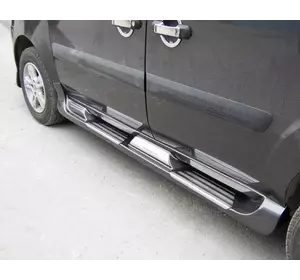 Бокові пороги Sorento тип (під фарбування) для Fiat Doblo I 2005-2010 рр Бокові пороги Sorento тип (під фарбування) для Fiat Doblo I 2005-2010 рр