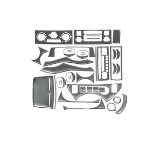 Накладки на панель Карбон для Citroen Berlingo 2008-2018 рр Накладки на панель Карбон для Citroen Berlingo 2008-2018 рр