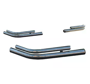 Задні подвійні куточки AK003-double (2 шт., нерж) для Mercedes Sprinter W906 2006-2018 рр Задні подвійні куточки AK003-double (2 шт., нерж) для Mercedes Sprinter W906 2006-2018 рр