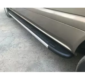 Бокові пороги Duru (2 шт., Алюміній) Коротка/Середня бази для Mercedes Viano 2004-2015 рр Бокові пороги Duru (2 шт., Алюміній) Коротка/Середня бази для Mercedes Viano 2004-2015 рр