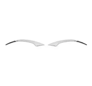 Накладки на передні фари (для Sedan) для Fiat Tipo 2016-2024 рр Накладки на передні фари (для Sedan) для Fiat Tipo 2016-2024 рр