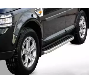 Бокові пороги BlackLine (2 шт, алюміній) для Range Rover Sport 2005-2013рр