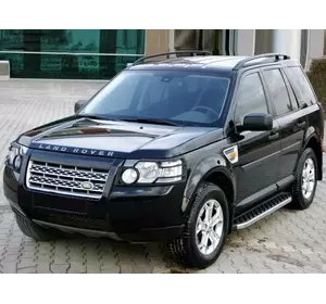 Бокові пороги BlackLine (2 шт, алюміній) для Land Rover Discovery III