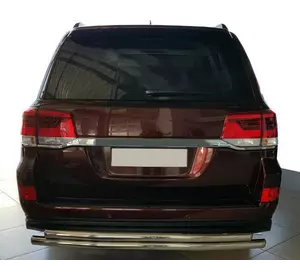 Задній захист AK002-double (2 шт., нерж) для Toyota Land Cruiser 200 Задній захист AK002-double (2 шт., нерж) для Toyota Land Cruiser 200