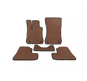 Килимки EVA (Long, Коричневий) для Mercedes S-сlass W221 Килимки EVA (Long, Коричневий) для Mercedes S-сlass W221