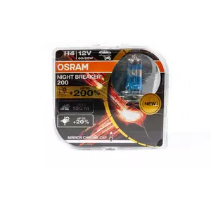 Лампа головного світла Osram H4 60/55W Night Breaker Laser -2024200% 64193NBL200 для Універсальні товари