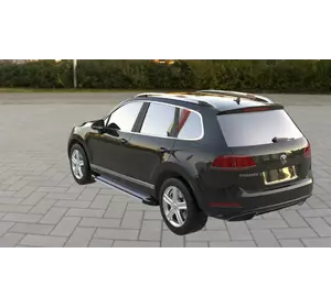 Бокові пороги Rainbow (2 шт., алюміній) для Volkswagen Touareg 2010-2018 рр Бокові пороги Rainbow (2 шт., алюміній) для Volkswagen Touareg 2010-2018 рр