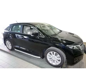 Бокові пороги Fullmond (2 шт., алюм.) для Toyota Venza Бокові пороги Fullmond (2 шт., алюм.) для Toyota Venza
