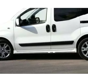 Бокові пороги сиріт (під фарбування) для Fiat Fiorino/Qubo 2008-2024 рр Бокові пороги сиріт (під фарбування) для Fiat Fiorino/Qubo 2008-2024 рр