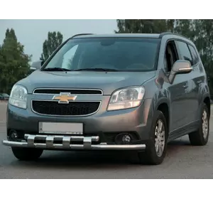 Передній захист ST015 (нерж) для Chevrolet Orlando 2010-2024 рр