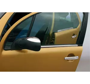 Зовнішня окантовка стекол (6 шт, нерж) для Fiat Stilo 2001-2007 рр Зовнішня окантовка стекол (6 шт, нерж) для Fiat Stilo 2001-2007 рр