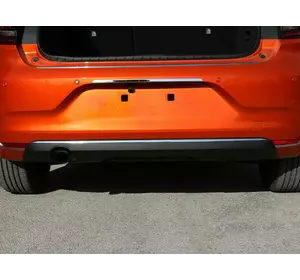 Накладка на торец заднього бампера (нерж) для Renault Clio V 2019-2024 рр