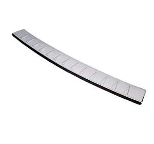 Накладка на задній бампер Carmos (нерж) для Mercedes A-сlass W169 2004-2012 рр Накладка на задній бампер Carmos (нерж) для Mercedes A-сlass W169 2004-2012 рр