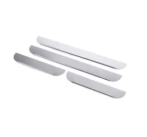 Накладки на пороги Carmos (4 шт, нерж) для Toyota Rav 4 2006-2013 років Накладки на пороги Carmos (4 шт, нерж) для Toyota Rav 4 2006-2013 років